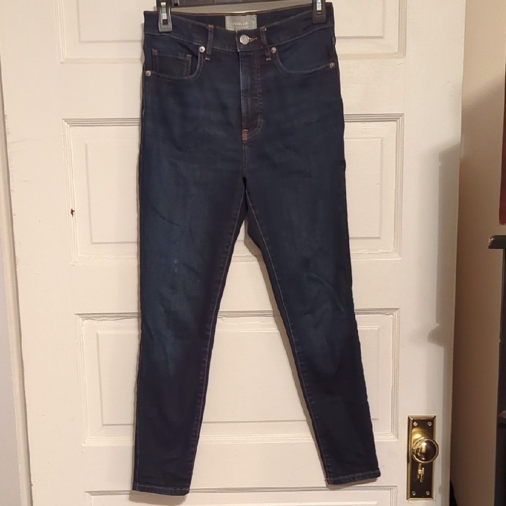 Everlane High Rise Blue Jeans Classic Style